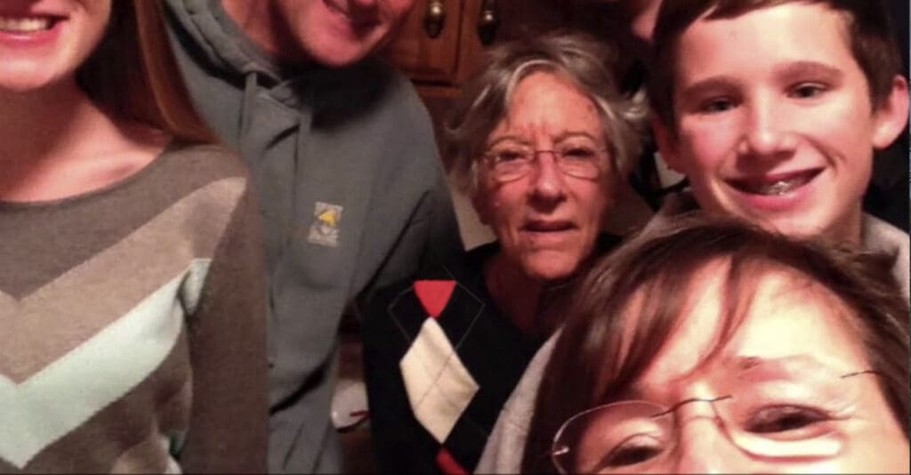 Charter Senior Living of Hazel Crest Video Thumbnail Family Group Surrounded by senior living resident